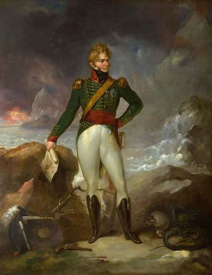Portrait du colonel (plus tard général Sir) George De Lacy Evans