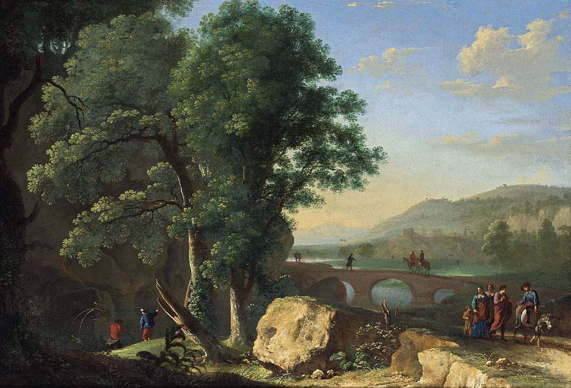Paysage à l'italienne