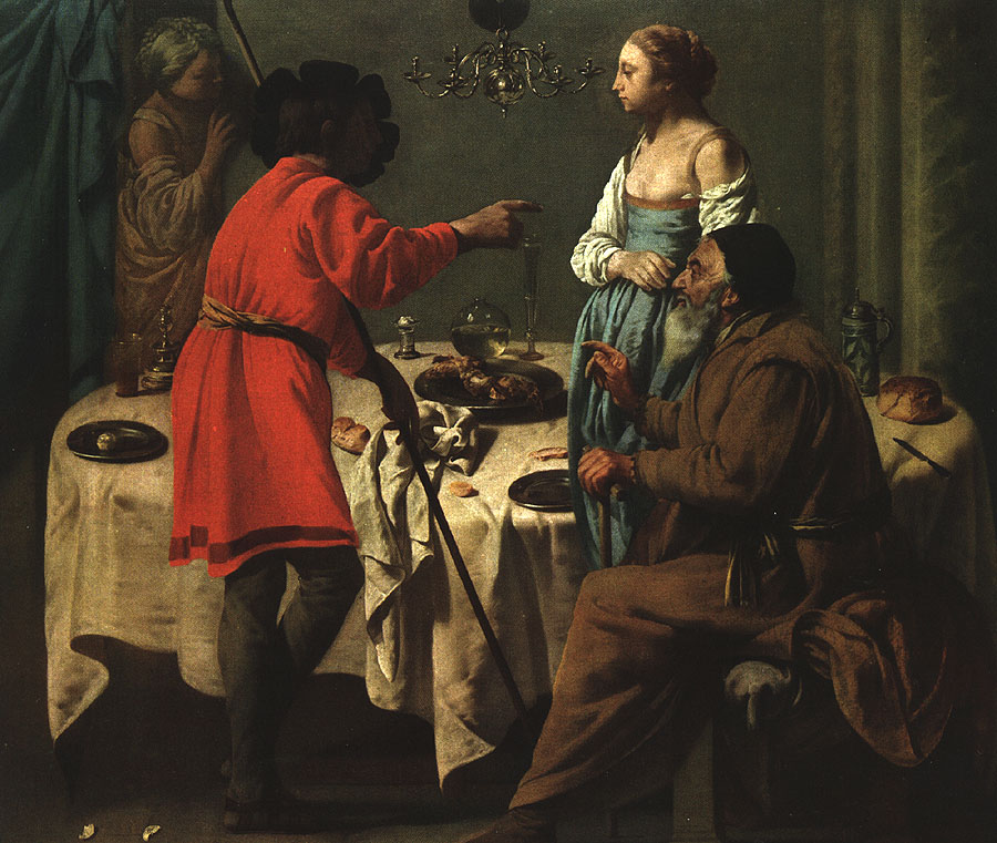 Jacob reprochant Laban