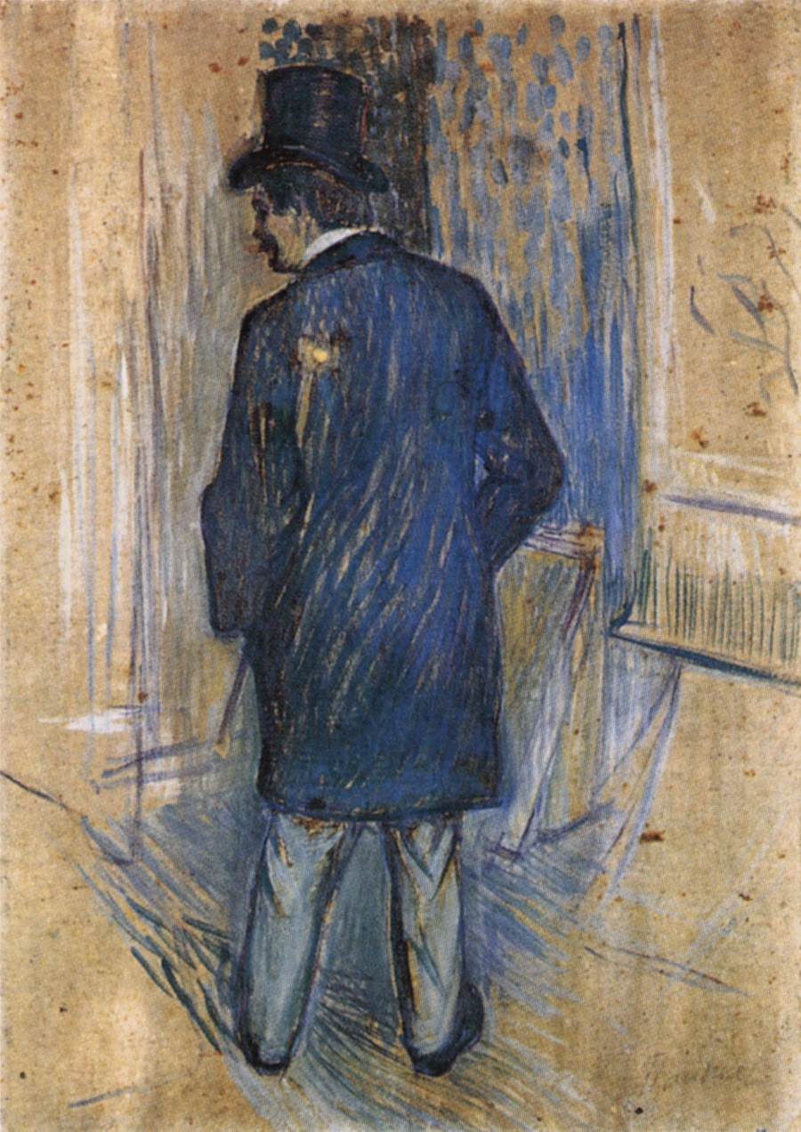 Monsieur Louis Pascal vu de dos