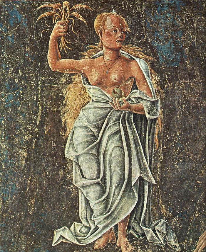 Allégorie d'août : Triomphe de Cérès (détail)