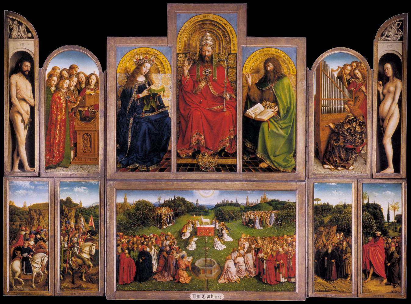 Le Retable de Gand (volets ouverts)