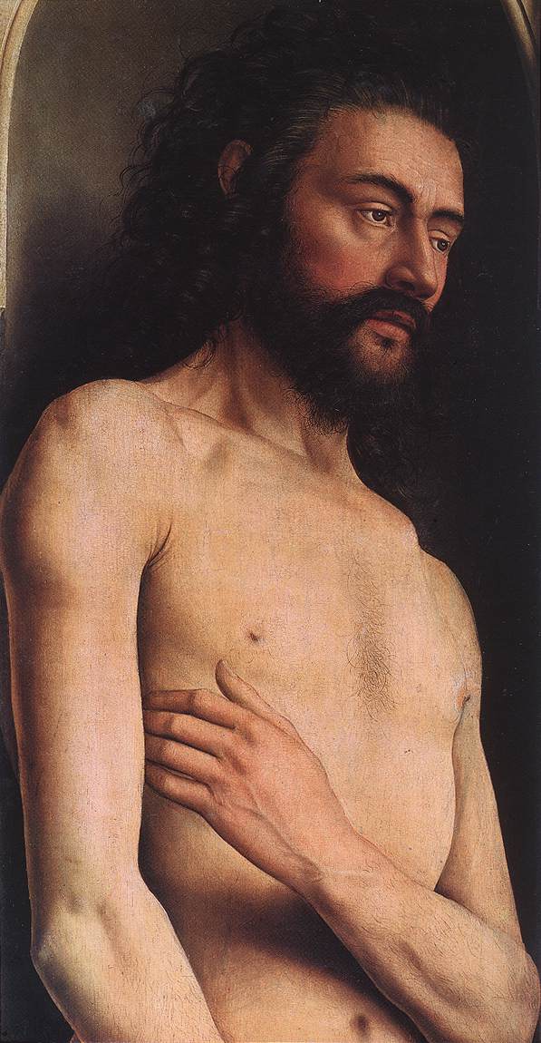 Le retable de Gand : Adam (détail)