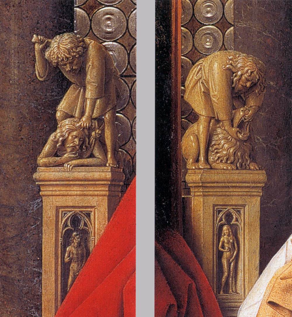 La Vierge au chanoine van der Paele (détails)