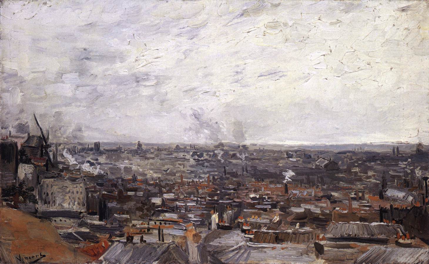 Vue de Paris depuis Montmartre