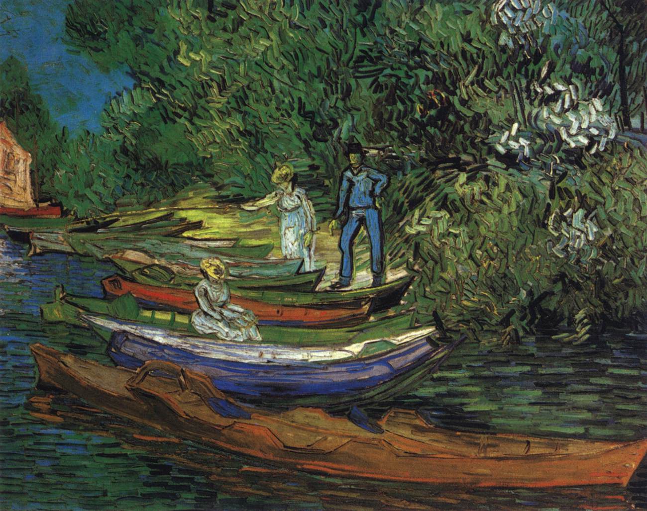 La rive de l'Oise à Auvers