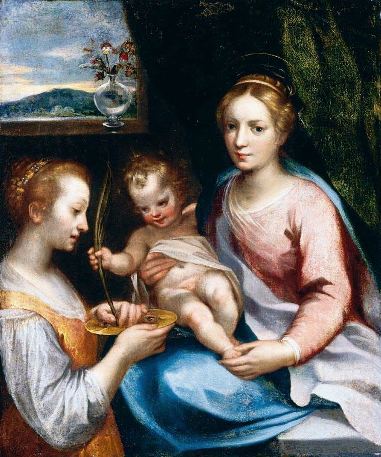 Vierge à l'Enfant avec sainte Lucie