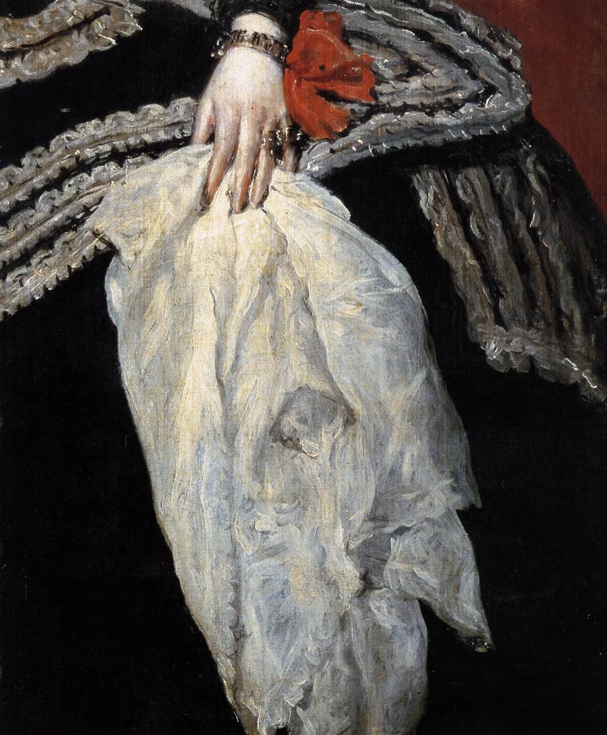 La reine Doña Mariana d'Autriche (détail)