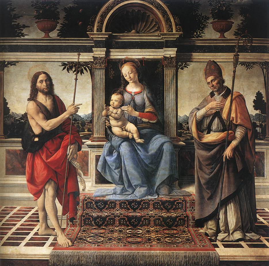 Madone avec saints Jean-Baptiste et Donat