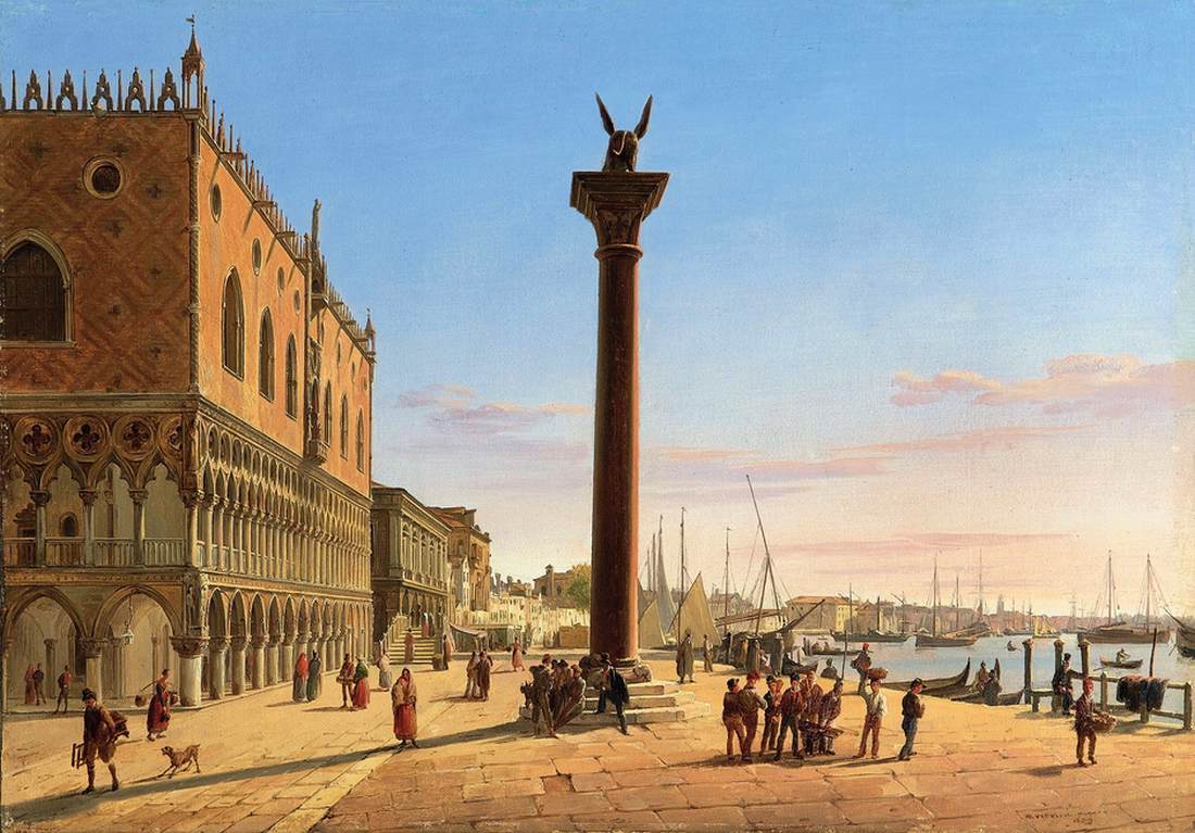 Vue du Palazzo Ducale et de la Riva degli Schiavoni, Venise