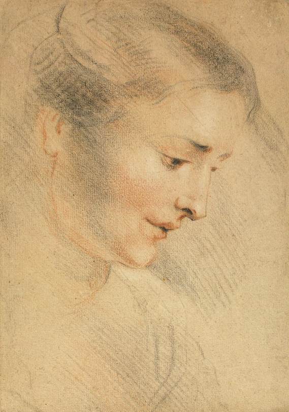 étude de Woman's Head