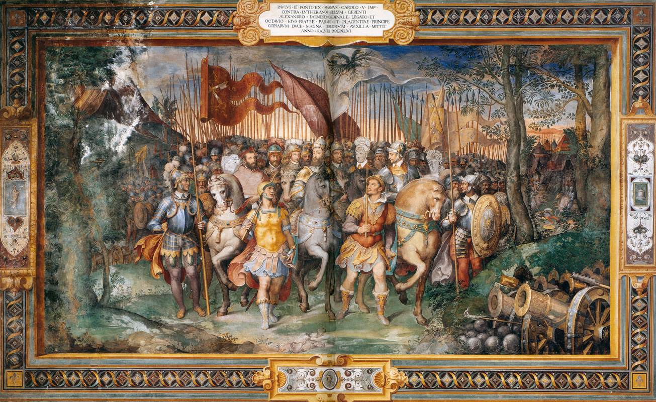 Scène de l'histoire de la famille Farnèse