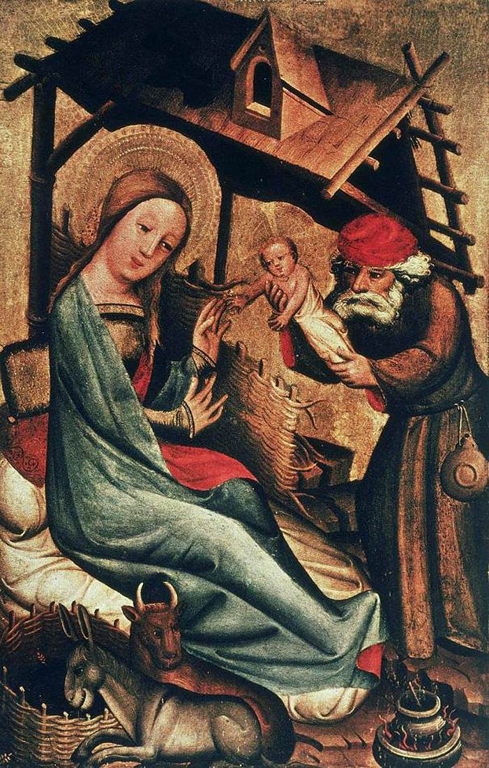 Retable de Saint Pierre (Grabow) : Nativité