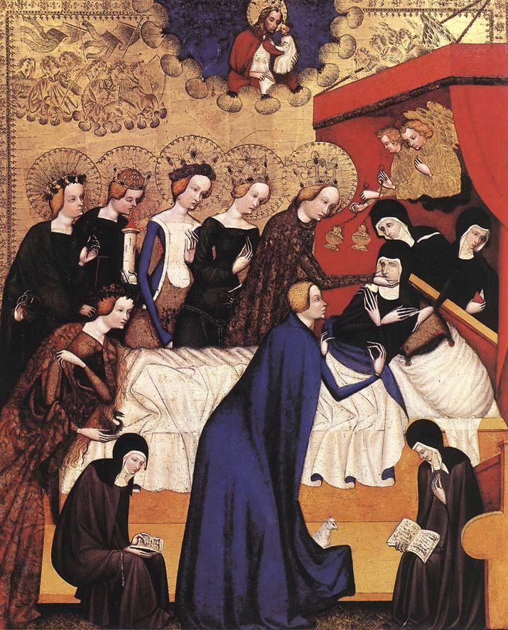 La mort de Sainte Claire