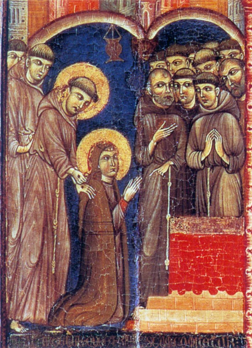 Retable de sainte Claire (détail)