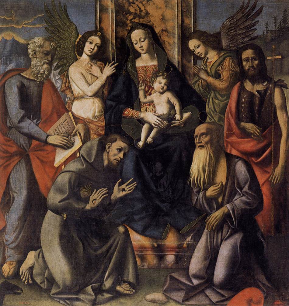 Vierge à l'Enfant avec quatre saints