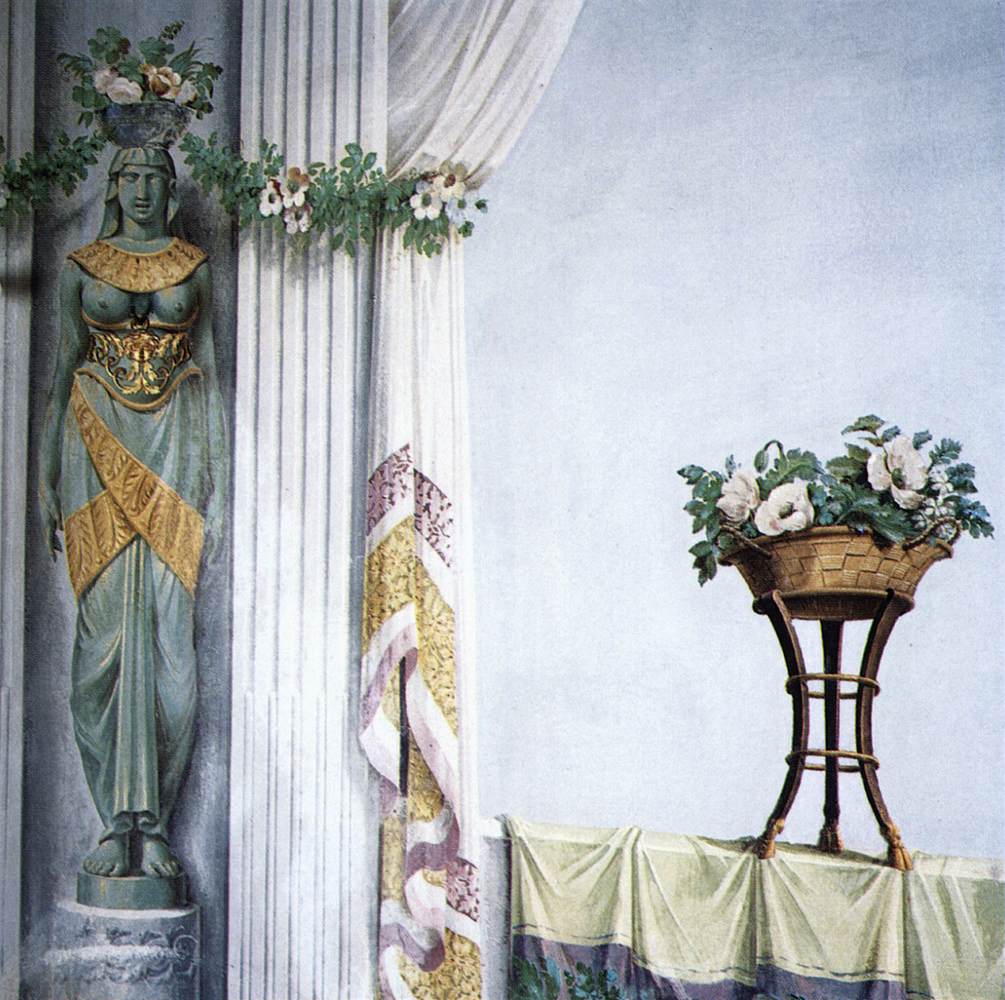 Décoration de fresque (détail)