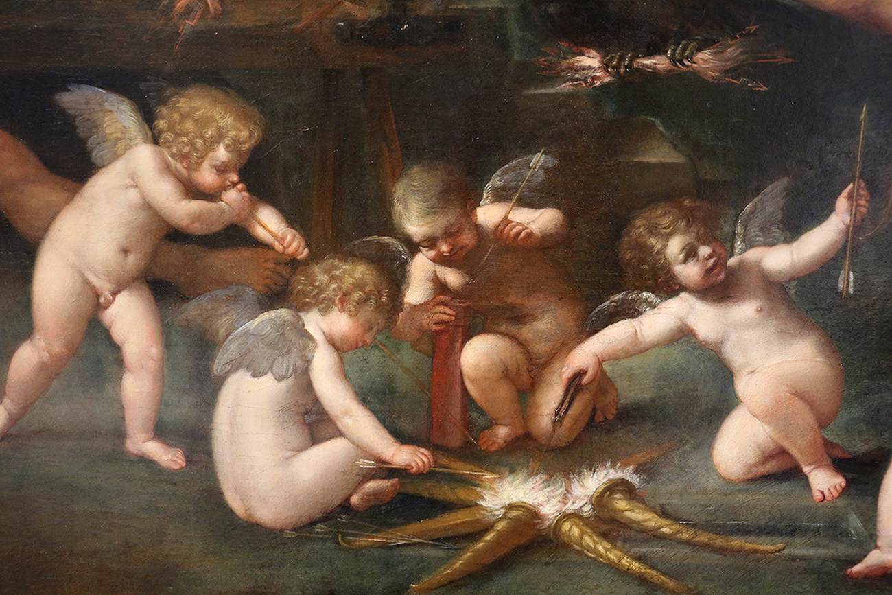 Les quatre éléments : le feu (détail)