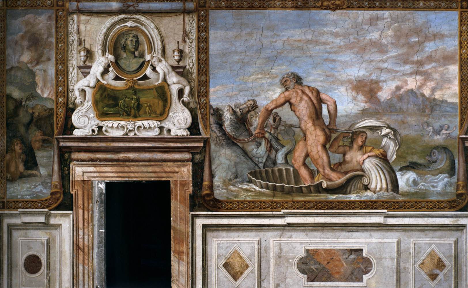 La légende de Phéton : Neptune domptant les chevaux