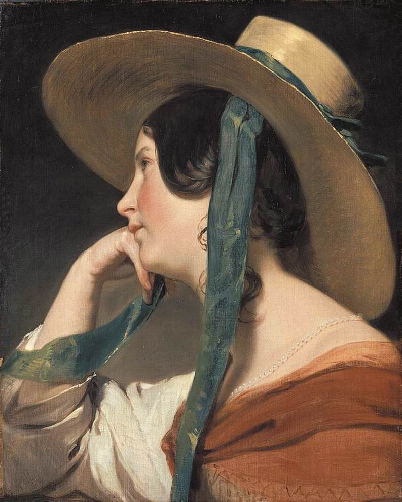 Jeune fille au chapeau de paille