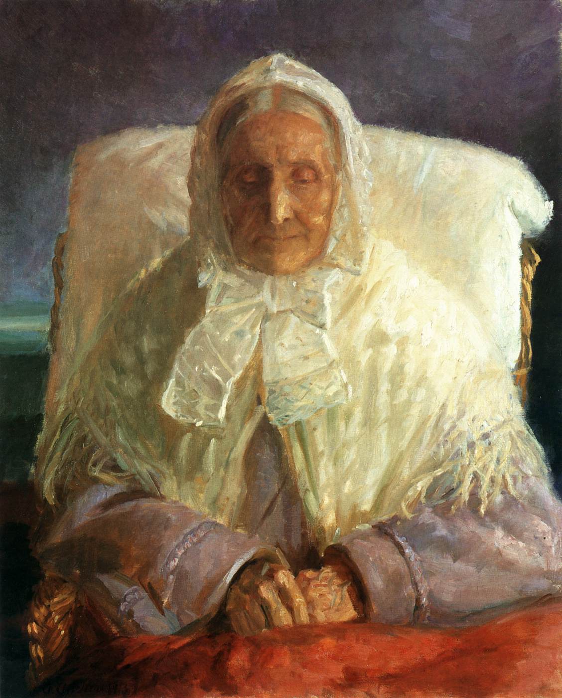 La mère de l'artiste Anna Hedvig Brøndum