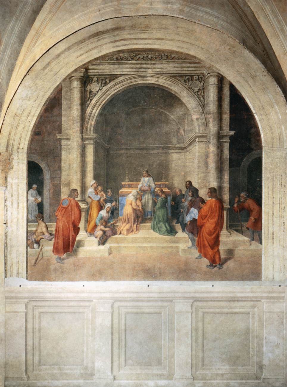 Guérison miraculeuse par les reliques de Filippo Benizzi