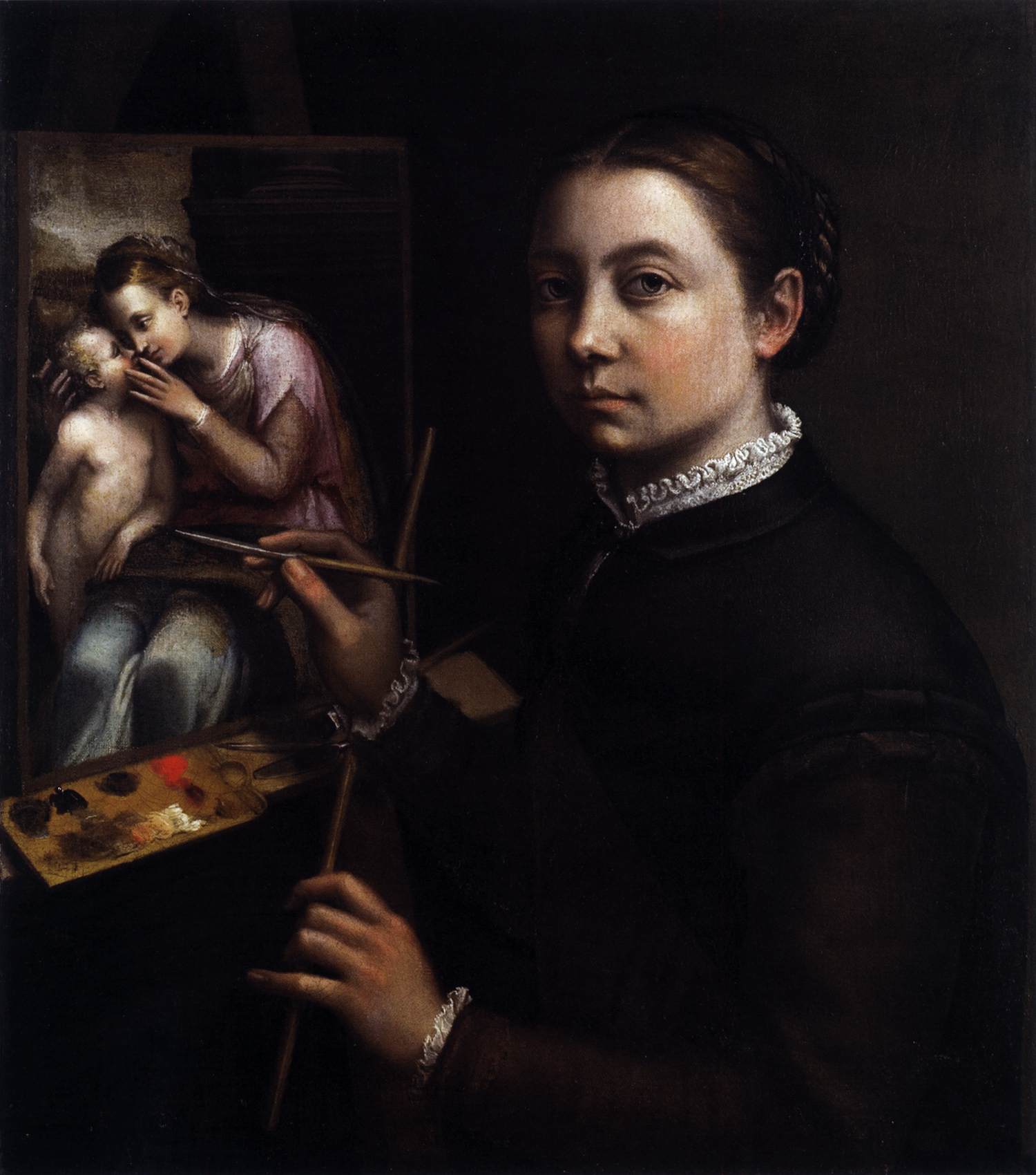 Autoportrait au chevalet