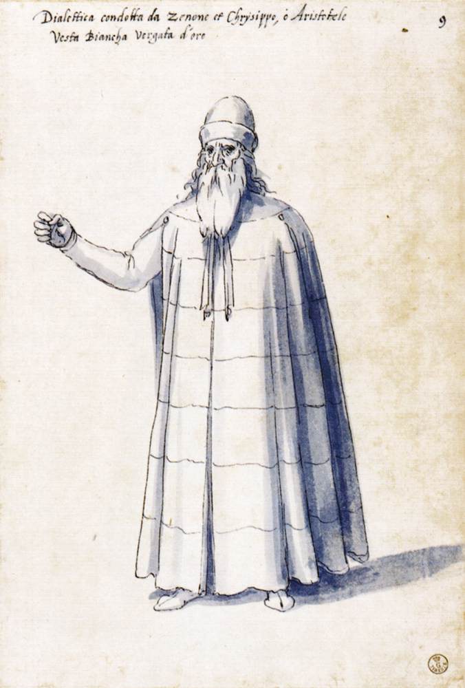 Costume de la figure allégorique Dialectique