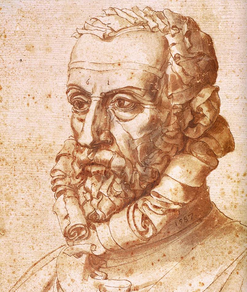 Self-Portrait sur papier (detail)