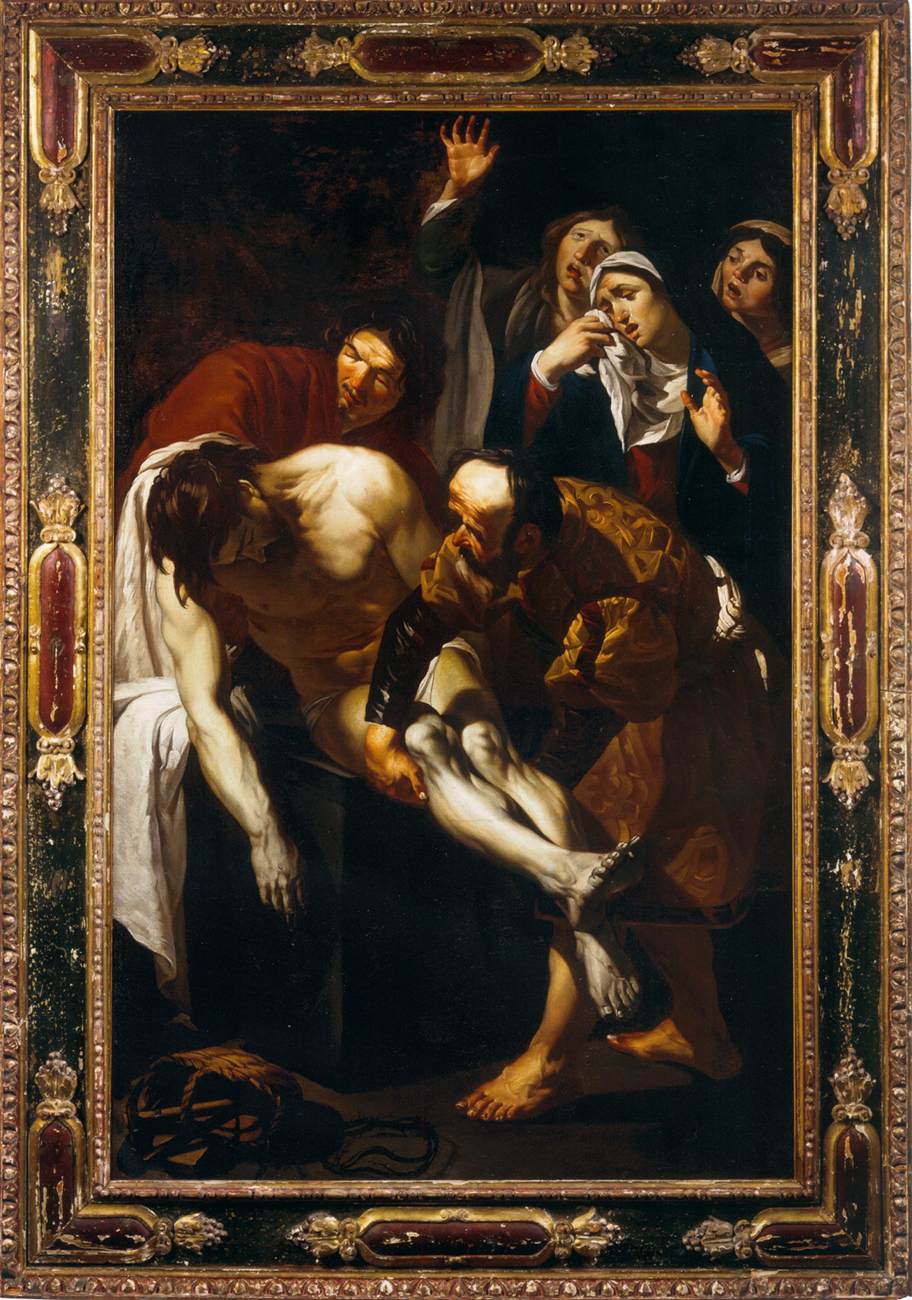 La mise au tombeau du Christ