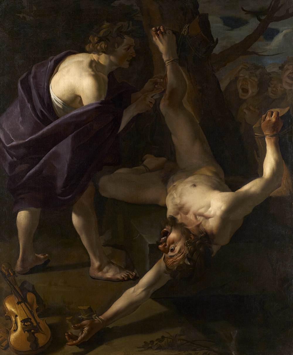 Apollon écorchant Marsyas