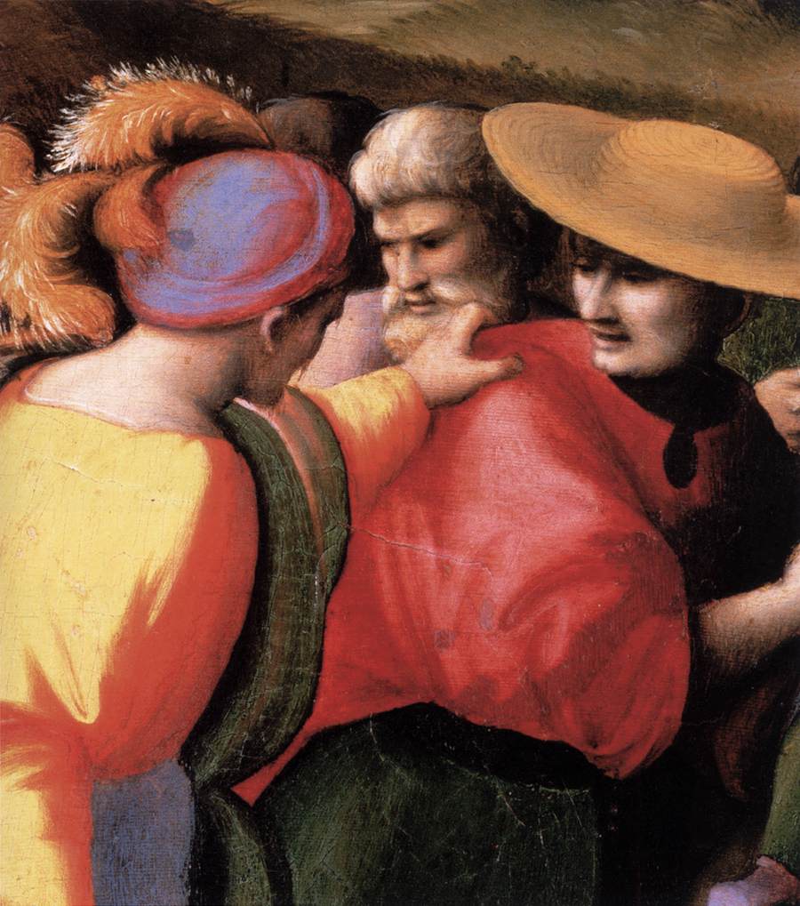 Scènes de l'histoire de Joseph : La découverte de la coupe volée (détail)