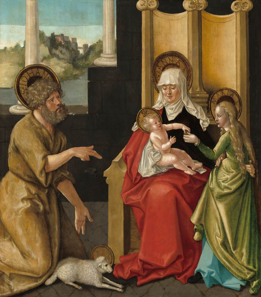 Sainte Anne avec l'Enfant-Christ, la Vierge et saint Jean-Baptiste