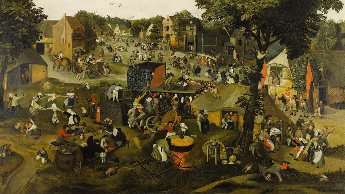 La fête de saint Georges avec théâtre et procession