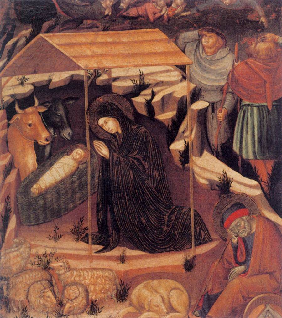 La Nativité avec la Vierge adorant l'Enfant