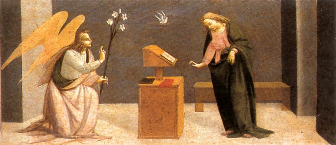 Predella : Annonciation