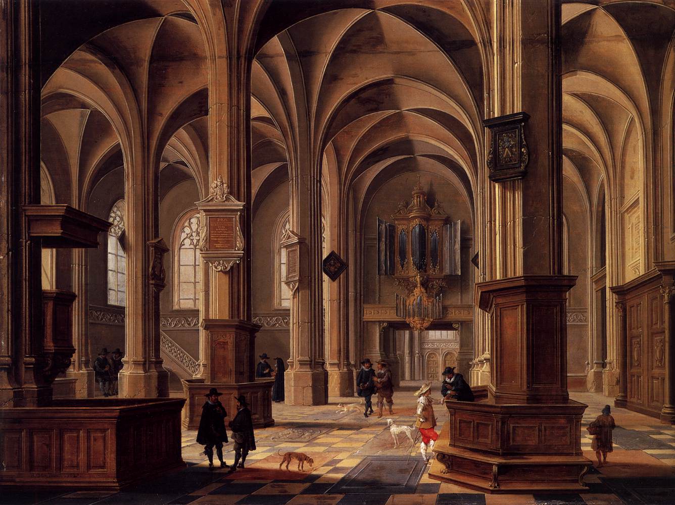 Intérieur de la Cunerakerk à Rhenen