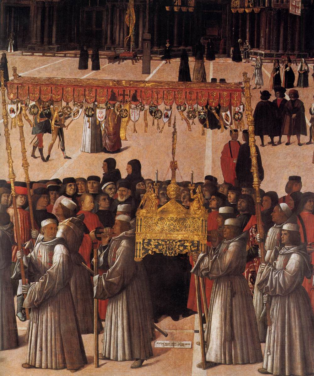 Procession sur la Piazza San Marco (détail)