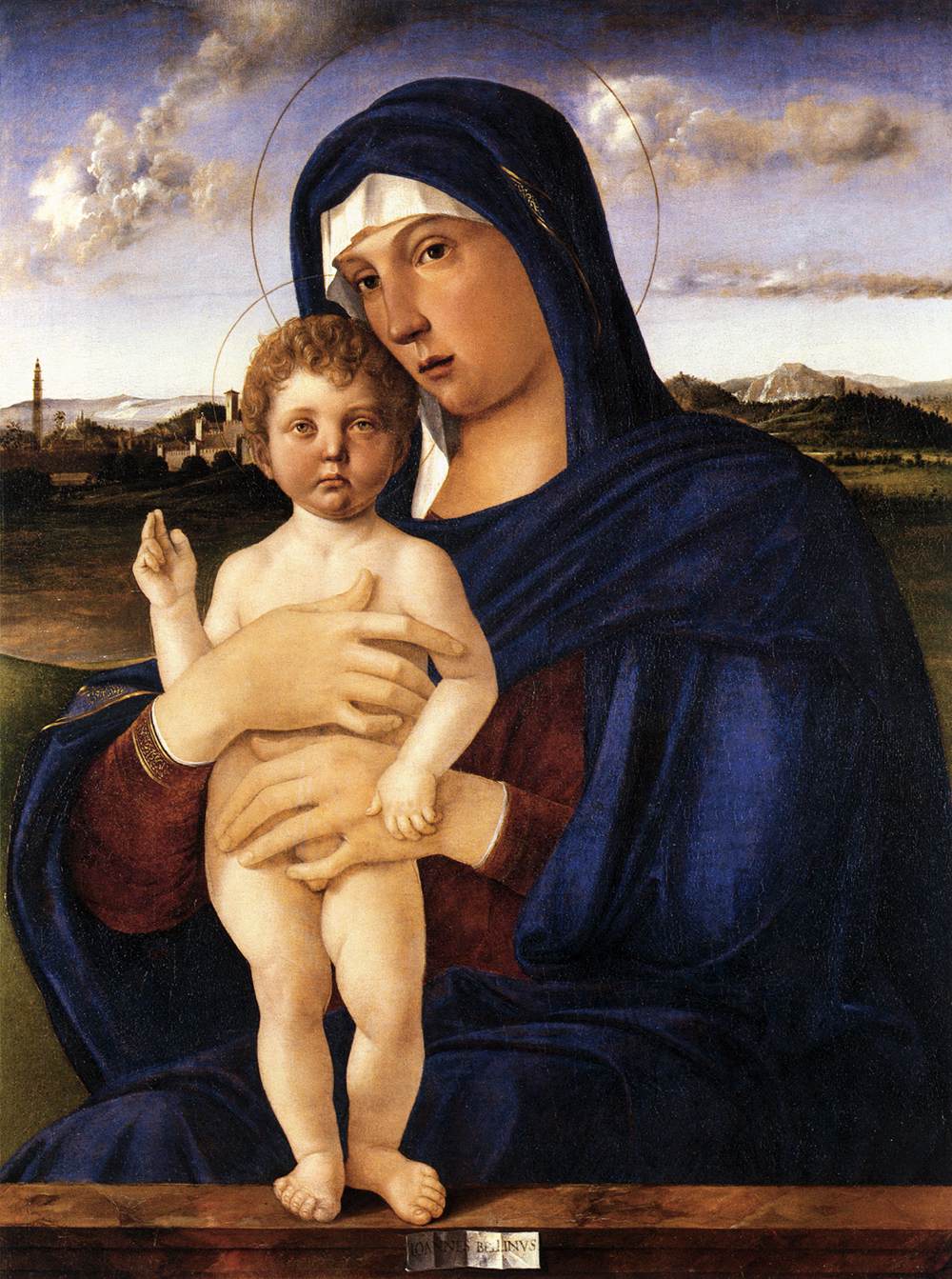 Madone à l'Enfant bénissant