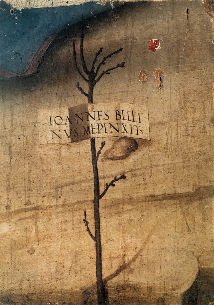 Petit arbre avec inscription (fragment)