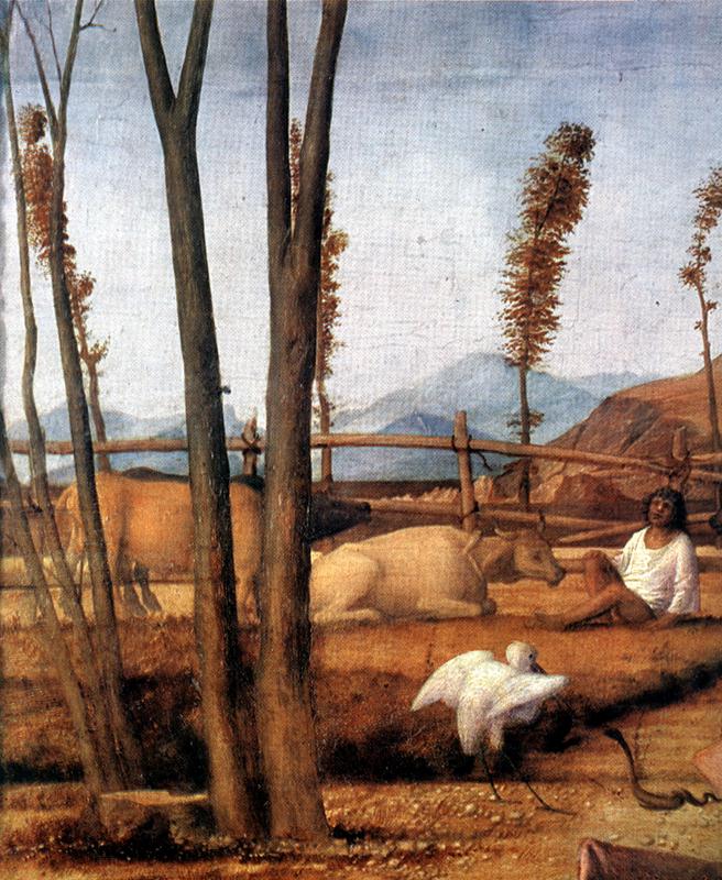 La Vierge au Pré (détail)