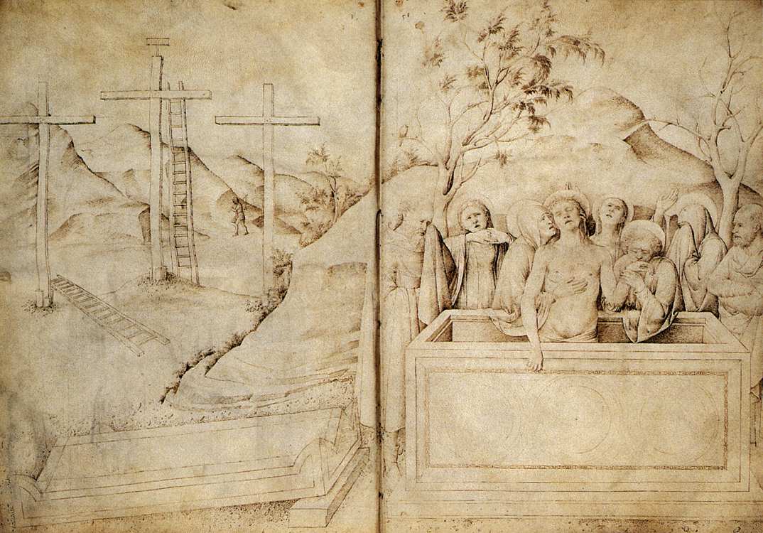La Lamentation (d'après les folios du carnet d'esquisses 57b-58a)