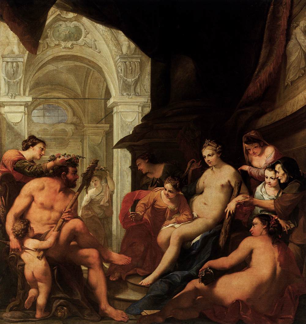 Hercule dans le palais d'Ompale
