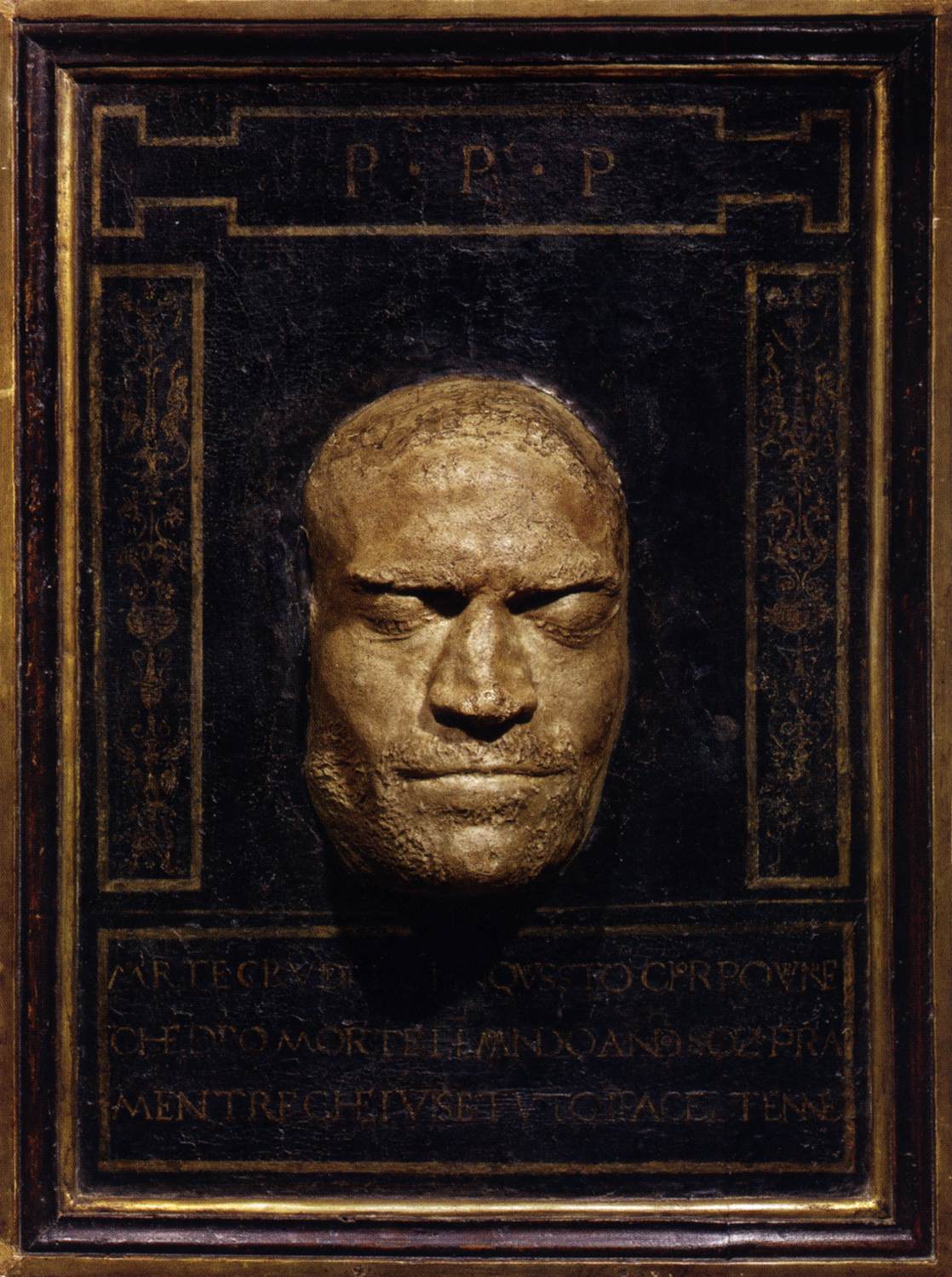 Moulage du masque mortuaire de Laurent de Médicis
