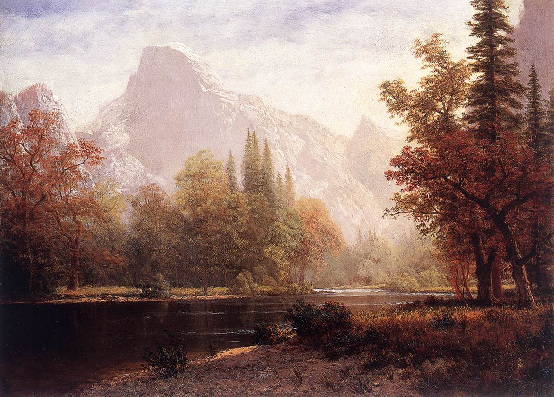 Vallée de Yosemite au coucher du soleil
