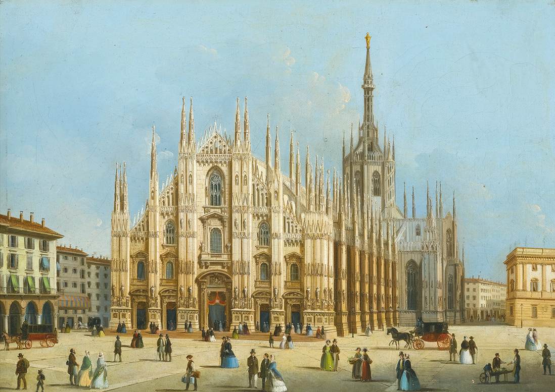 Vue de la cathédrale de Milan