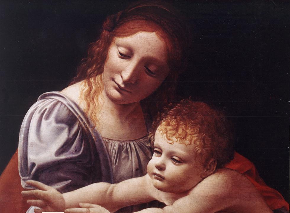 Vierge à l'Enfant (détail)