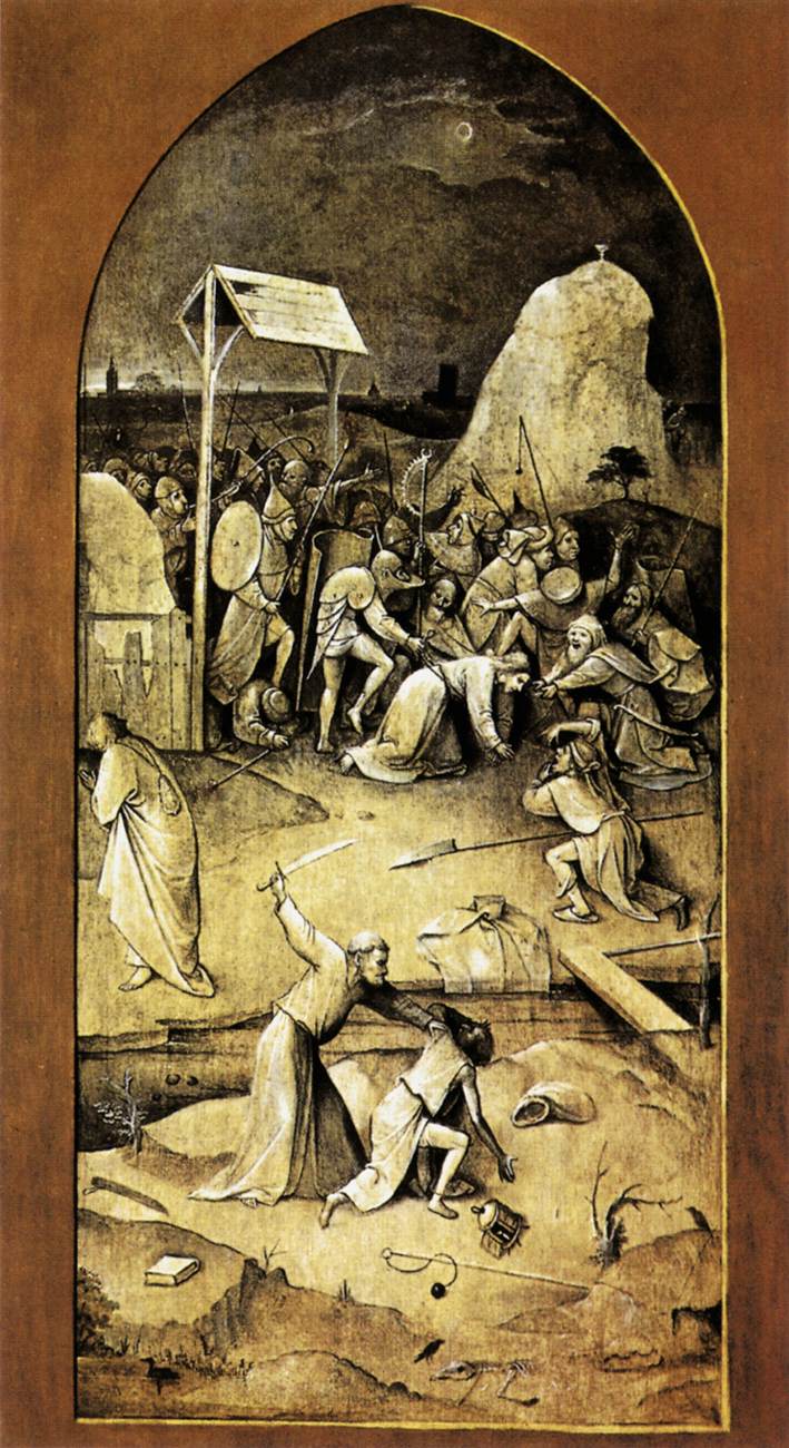 Triptyque de la Tentation de saint Antoine (volet extérieur gauche)