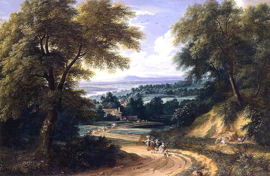 paysage avec Travellers