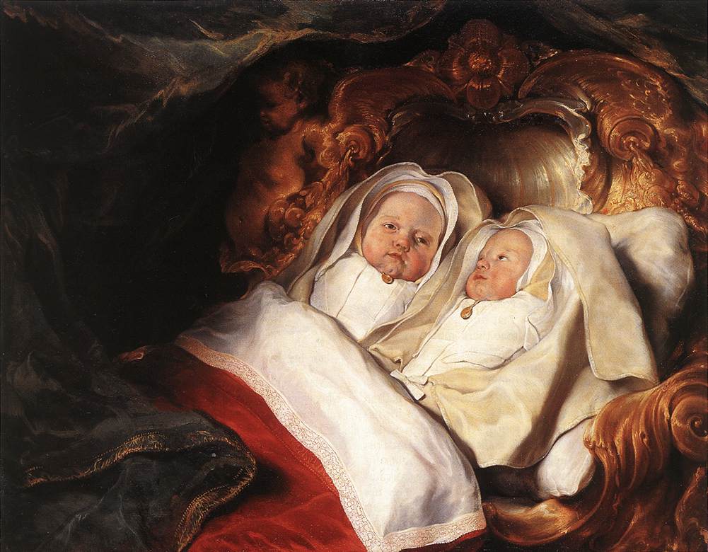 Les jumeaux Clara et Aelbert de Bray